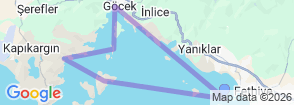 Tour route map