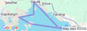Tour route map