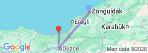Tour route map