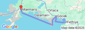 Tour route map