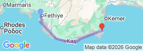 Tour route map