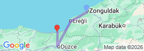Tour route map