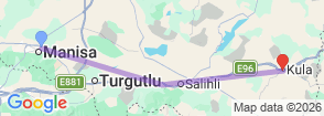 Tour route map