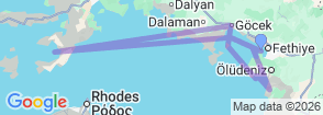Tour route map
