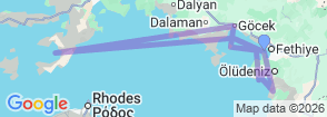 Tour route map