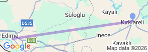 Tour route map