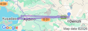 Tour route map