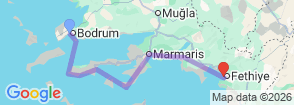Tour route map
