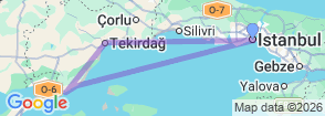 Tour route map