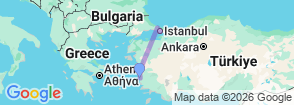 Tour route map
