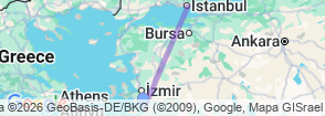 Tour route map