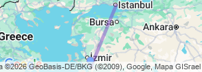Tour route map