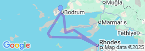 Tour route map