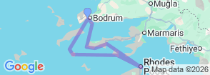 Tour route map