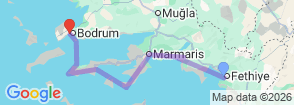 Tour route map