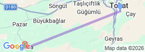 Tour route map
