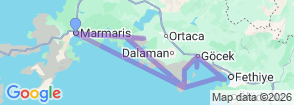 Tour route map