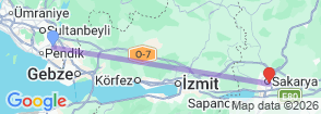 Tour route map