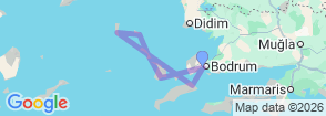 Tour route map