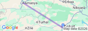 Tour route map