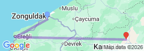 Tour route map