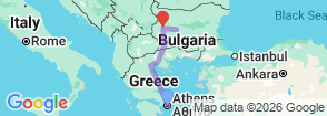 Tour route map