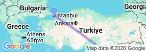 Tour route map