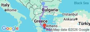 Tour route map