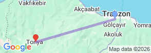 Tour route map