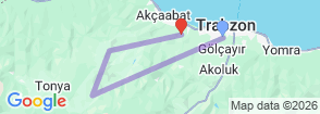 Tour route map