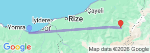 Tour route map
