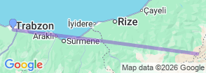 Tour route map