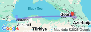 Tour route map