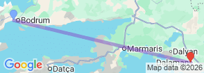 Tour route map