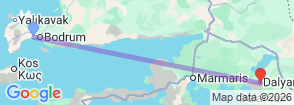 Tour route map