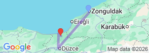 Tour route map