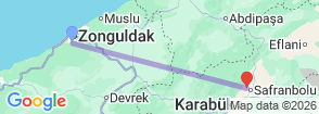 Tour route map
