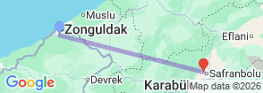 Tour route map