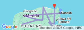 Tour route map