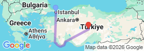 Tour route map