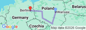Tour route map