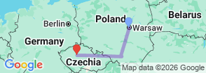 Tour route map