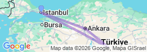 Tour route map