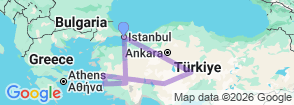 Tour route map