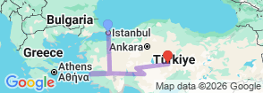 Tour route map