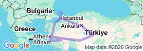 Tour route map