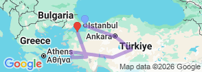 Tour route map