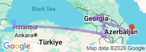 Tour route map