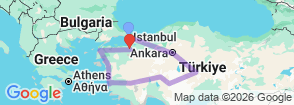 Tour route map