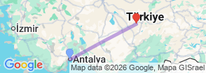 Tour route map